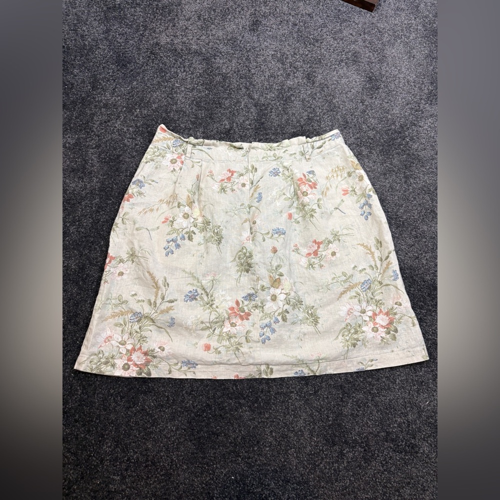 Oasis floral skirt with pockets size Medium - Picture 8 of 8